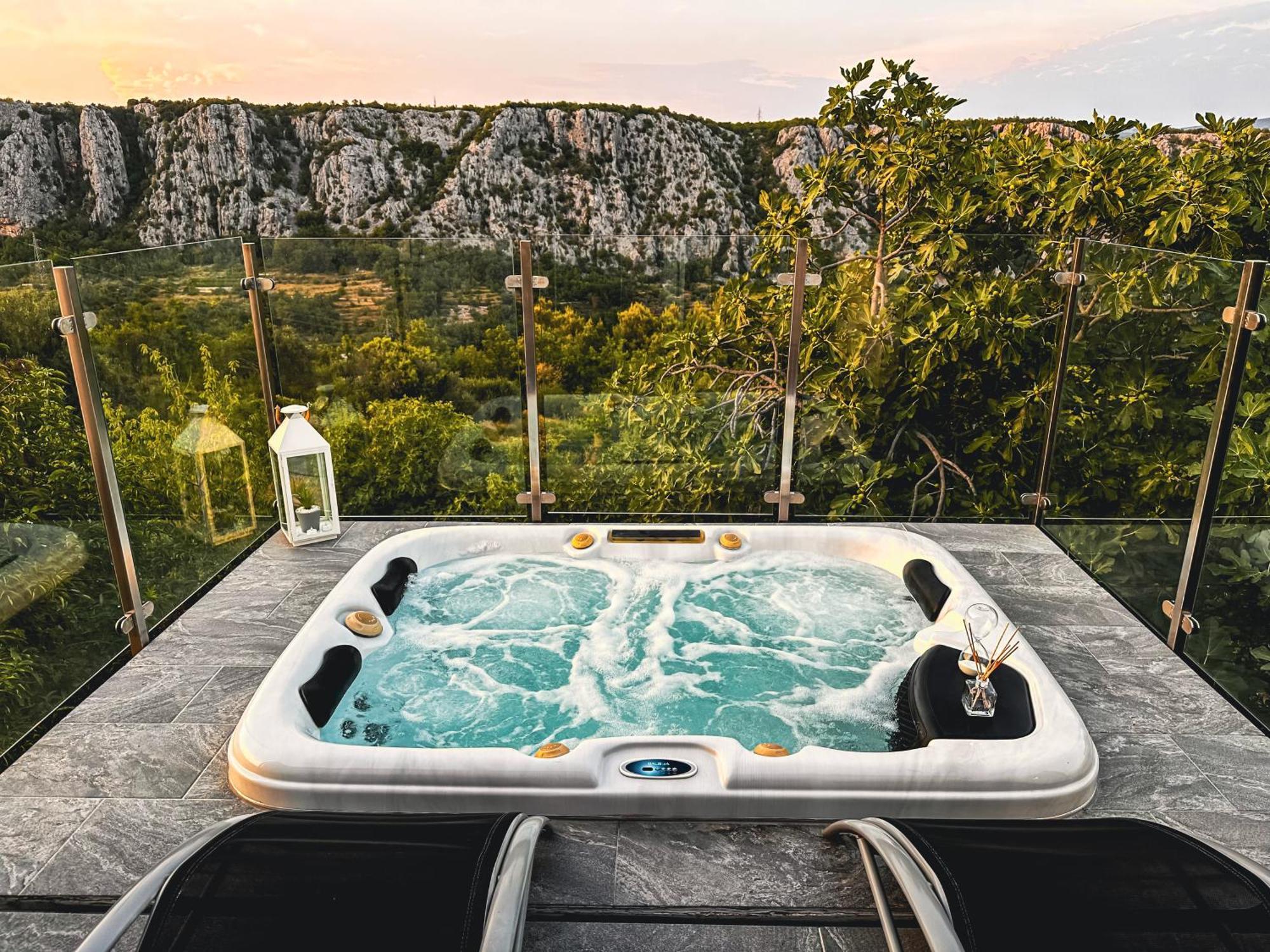 Summer House Nika with Jacuzzi Slime Exterior foto