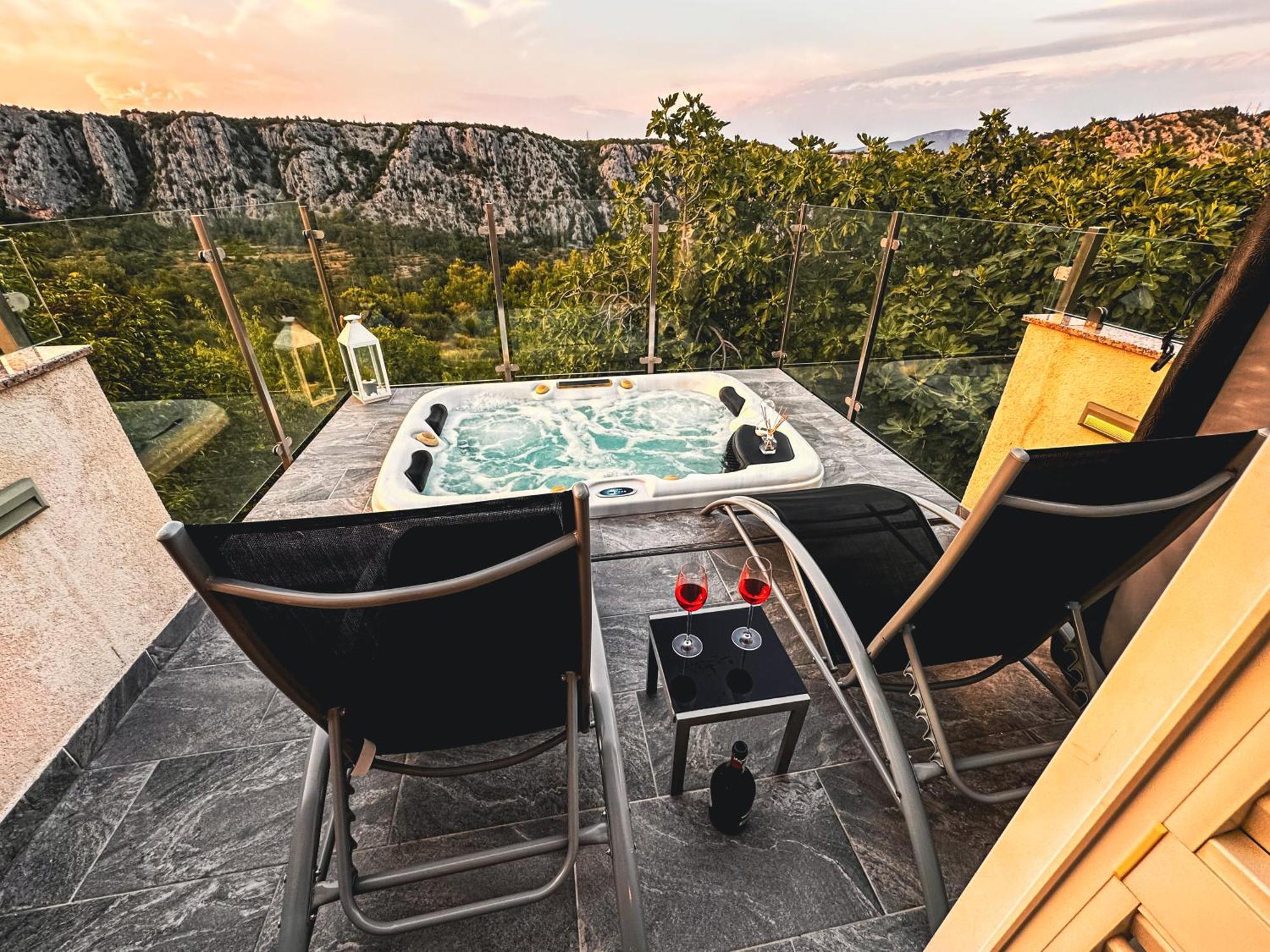 Summer House Nika with Jacuzzi Slime Exterior foto