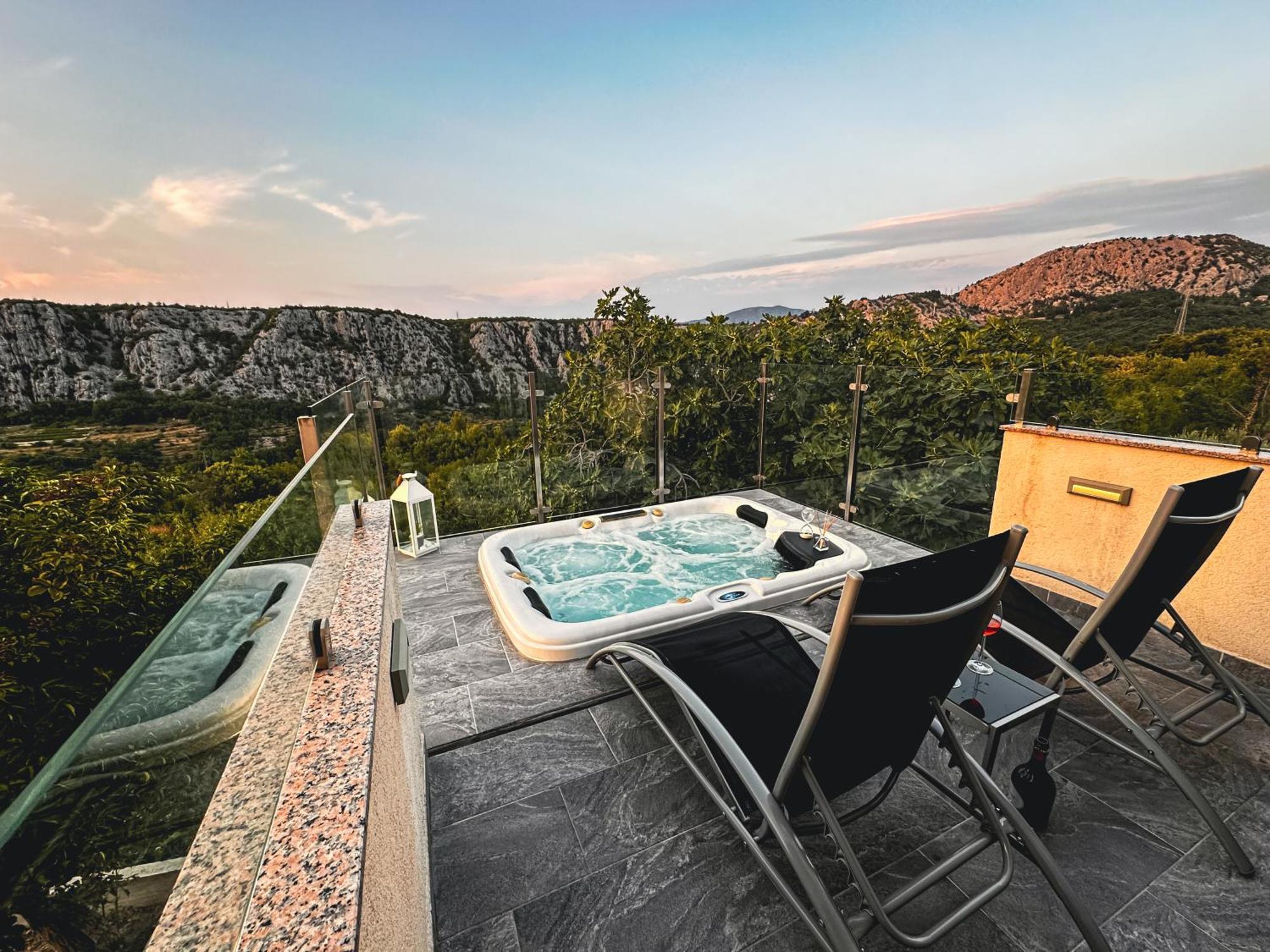 Summer House Nika with Jacuzzi Slime Exterior foto